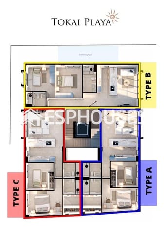 2 slaapkamer Appartement te koop in Los Cuarteros, San Pedro del Pinatar met zwembad - € 249.950 (Ref: 9444096)