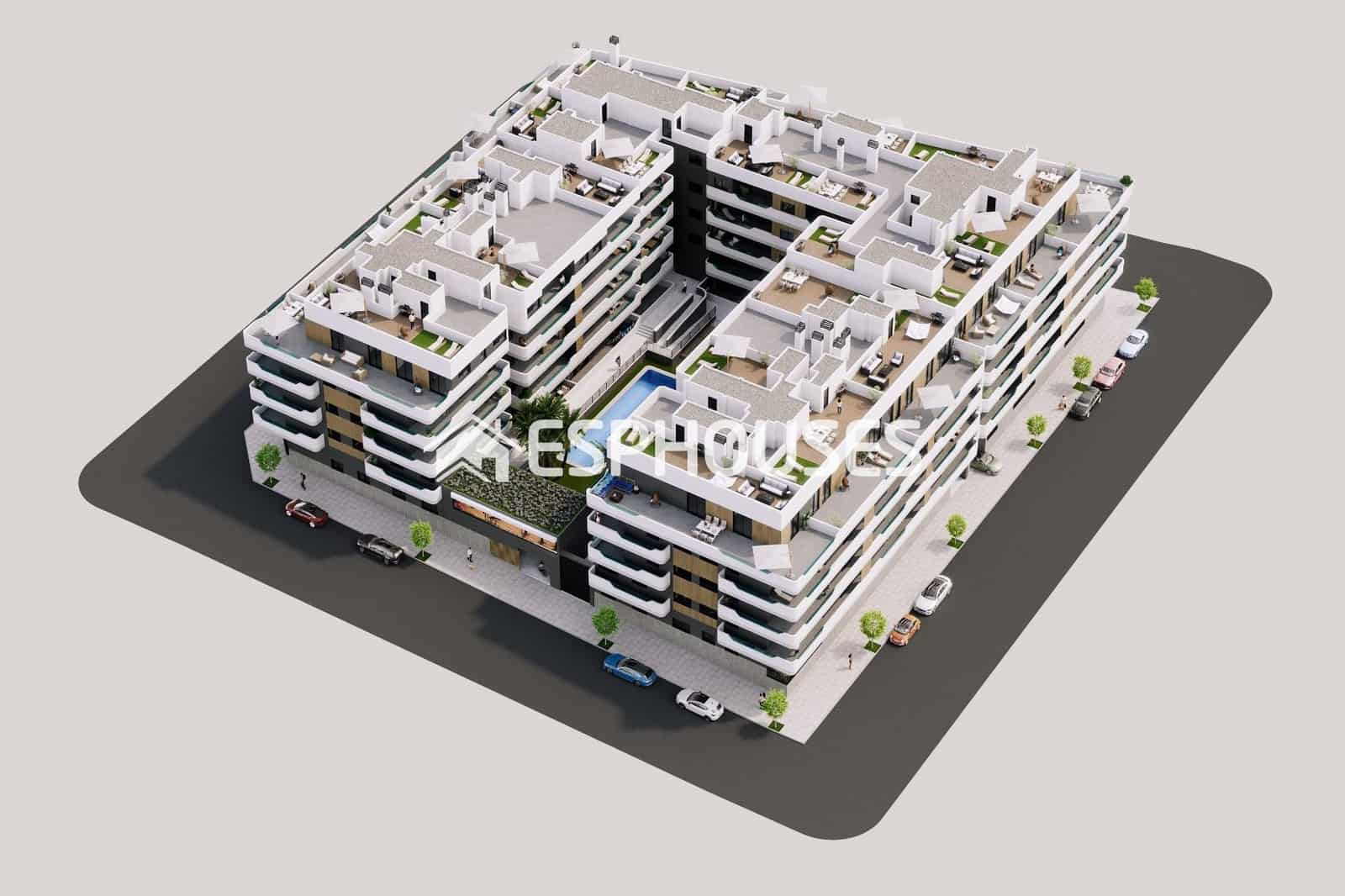 2 Zimmer Apartment zu verkaufen in Santa Pola mit Pool Garage - 310.000 € (Ref: 9444101)