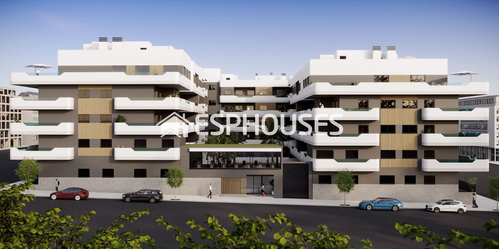 2 sypialnia Penthouse na sprzedaż w Santa Pola z basenem garażem - 310 000 € (Ref: 9444101)