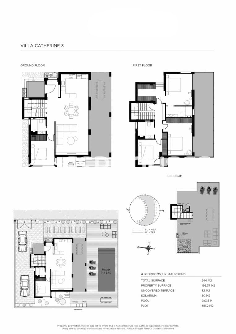 4 bedroom Villa for sale in Ciudad Quesada with pool - € 864,647 (Ref: 9444127)