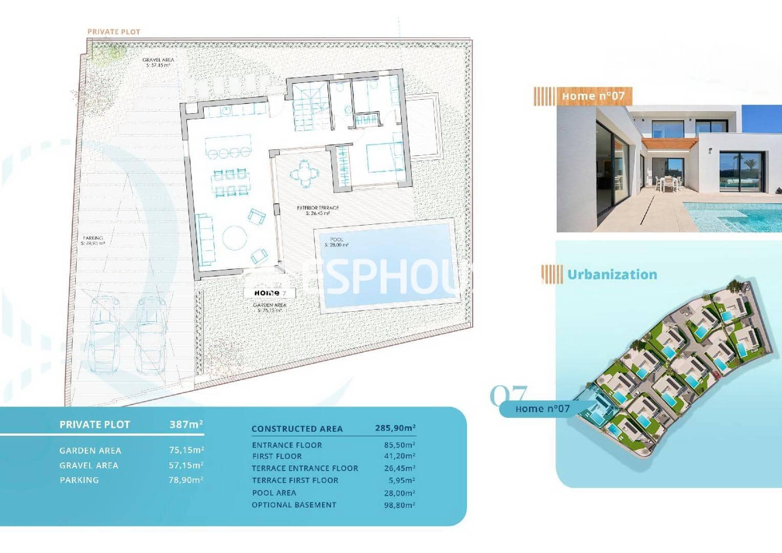 3 chambre Villa/Maison à vendre à Alfaz del Pi / L'Alfas del Pi avec piscine - 649 000 € (Ref: 9444137)