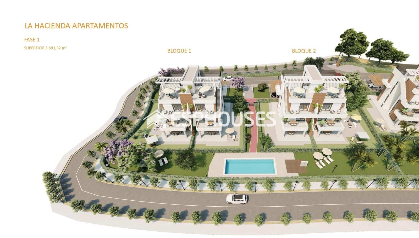 2 Zimmer Apartment zu verkaufen in Hacienda del Alamo mit Pool Garage - 214.900 € (Ref: 9444163)