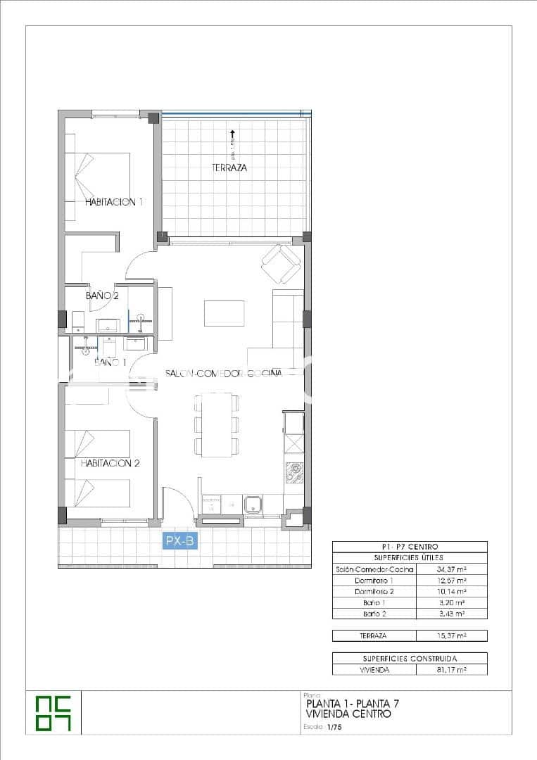 2 soverom Leilighet til salgs i La Villajoyosa / Vila Joiosa med svømmebasseng garasje - € 370 000 (Ref: 9444174)