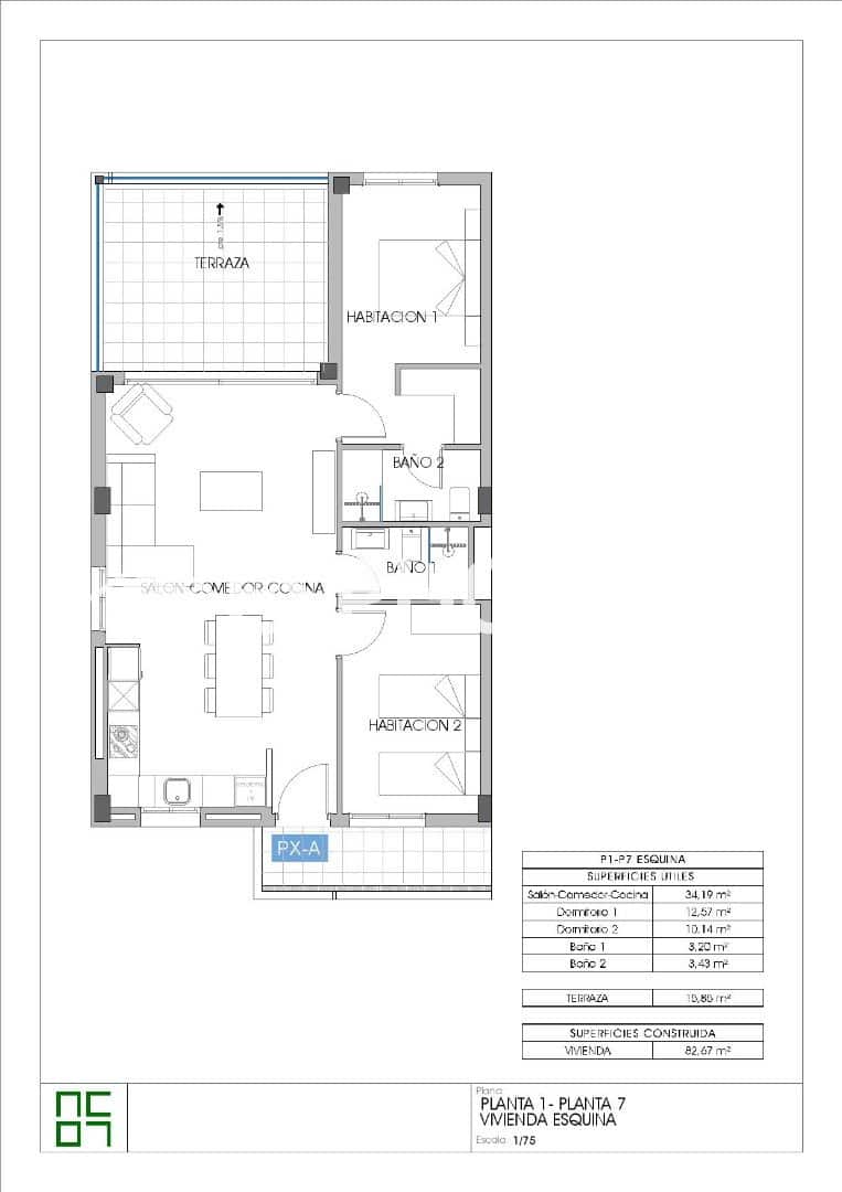 2 soverom Leilighet til salgs i La Villajoyosa / Vila Joiosa med svømmebasseng garasje - € 365 000 (Ref: 9444175)