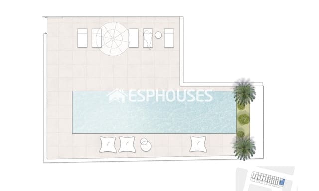 2 slaapkamer Bungalow te koop in Pilar de la Horadada ciudad, Pilar de la Horadada met zwembad garage - € 298.900 (Ref: 9444179)