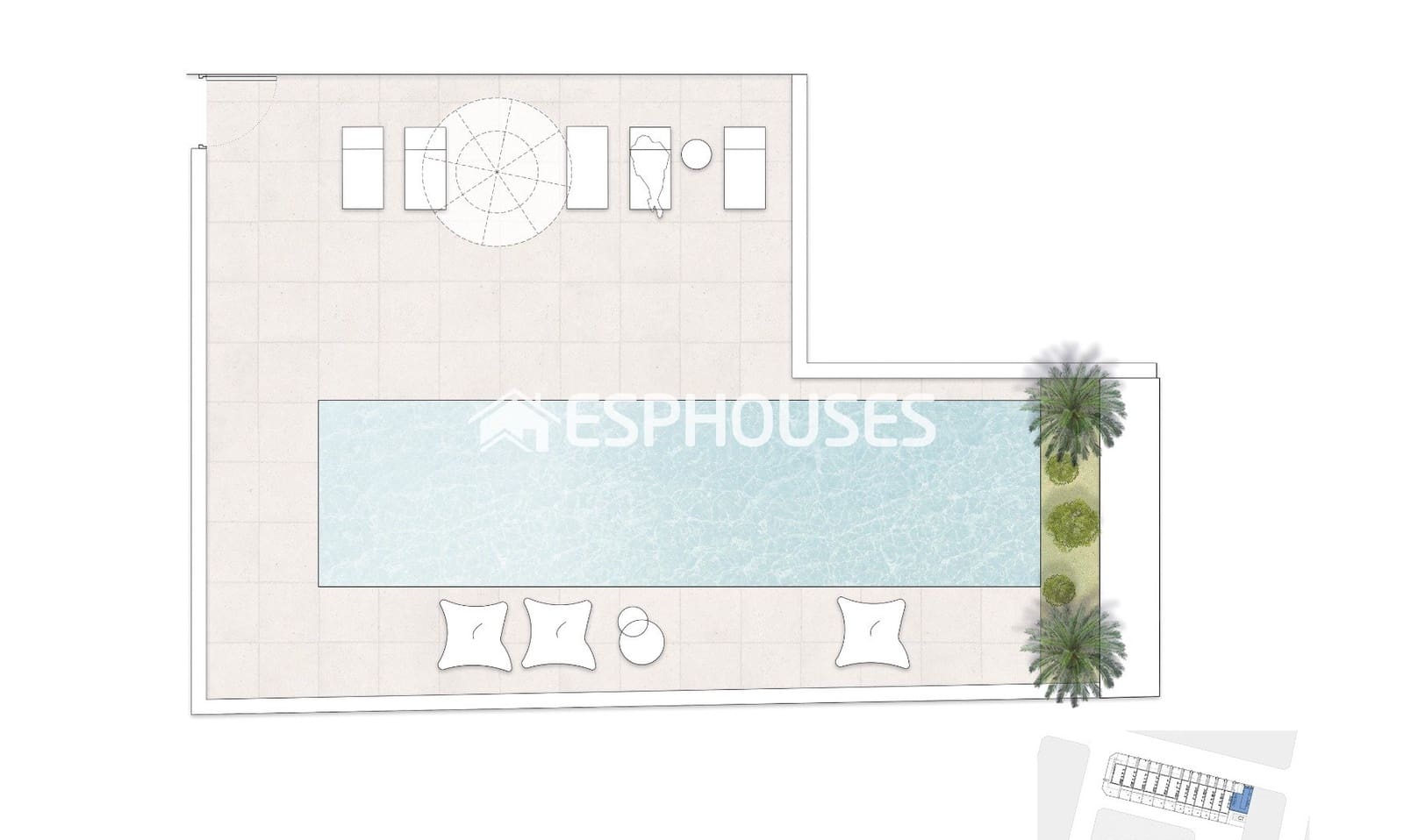 3 sovrum Semi-fristående Villa till salu i Pilar de la Horadada med pool - 354 900 € (Ref: 9444180)