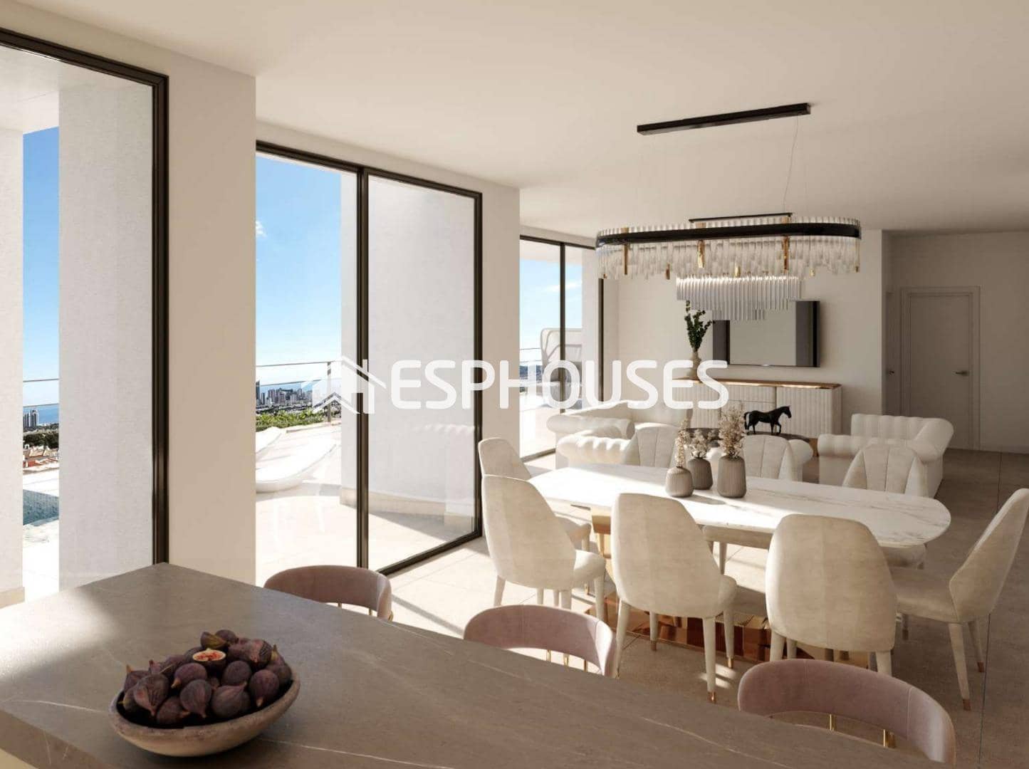 5 sypialnia Willa na sprzedaż w Finestrat z basenem garażem - 2 400 000 € (Ref: 9444185)