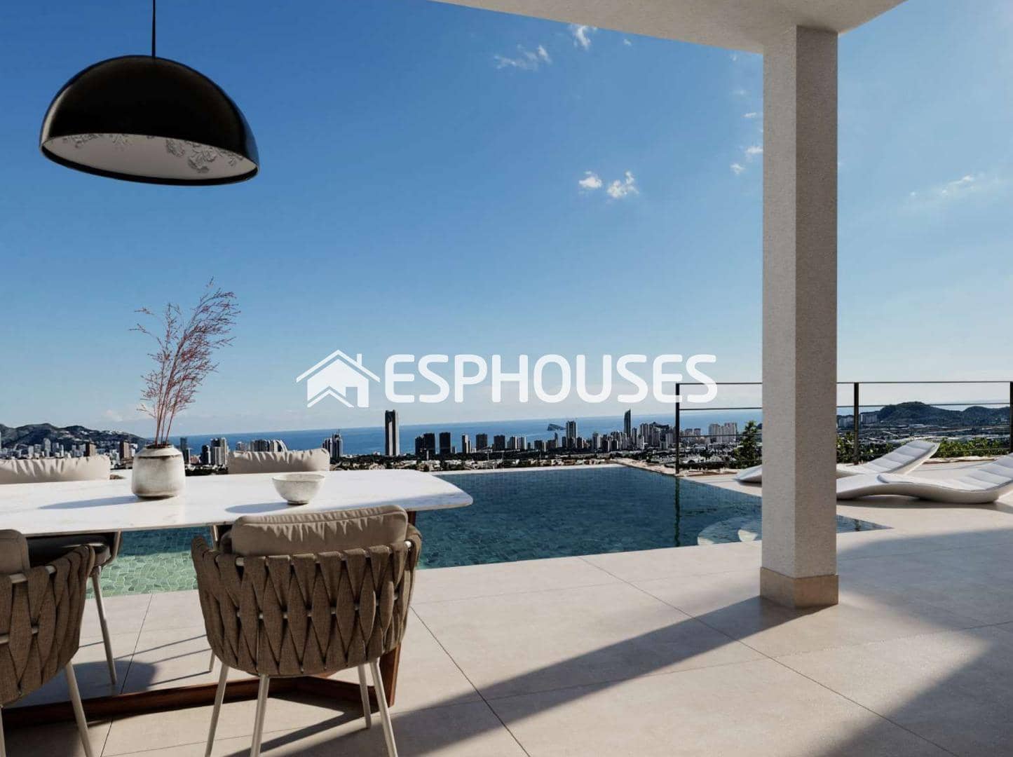 5 sypialnia Willa na sprzedaż w Finestrat z basenem garażem - 2 400 000 € (Ref: 9444185)