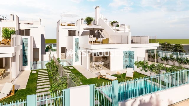 3 soverom Kjedet enebolig til salgs i Centro, Los Alcázares med svømmebasseng - € 467 000 (Ref: 9444194)