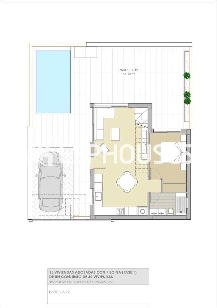 3 sovrum Bungalow till salu i Vistabella med pool garage - 352 900 € (Ref: 9444197)