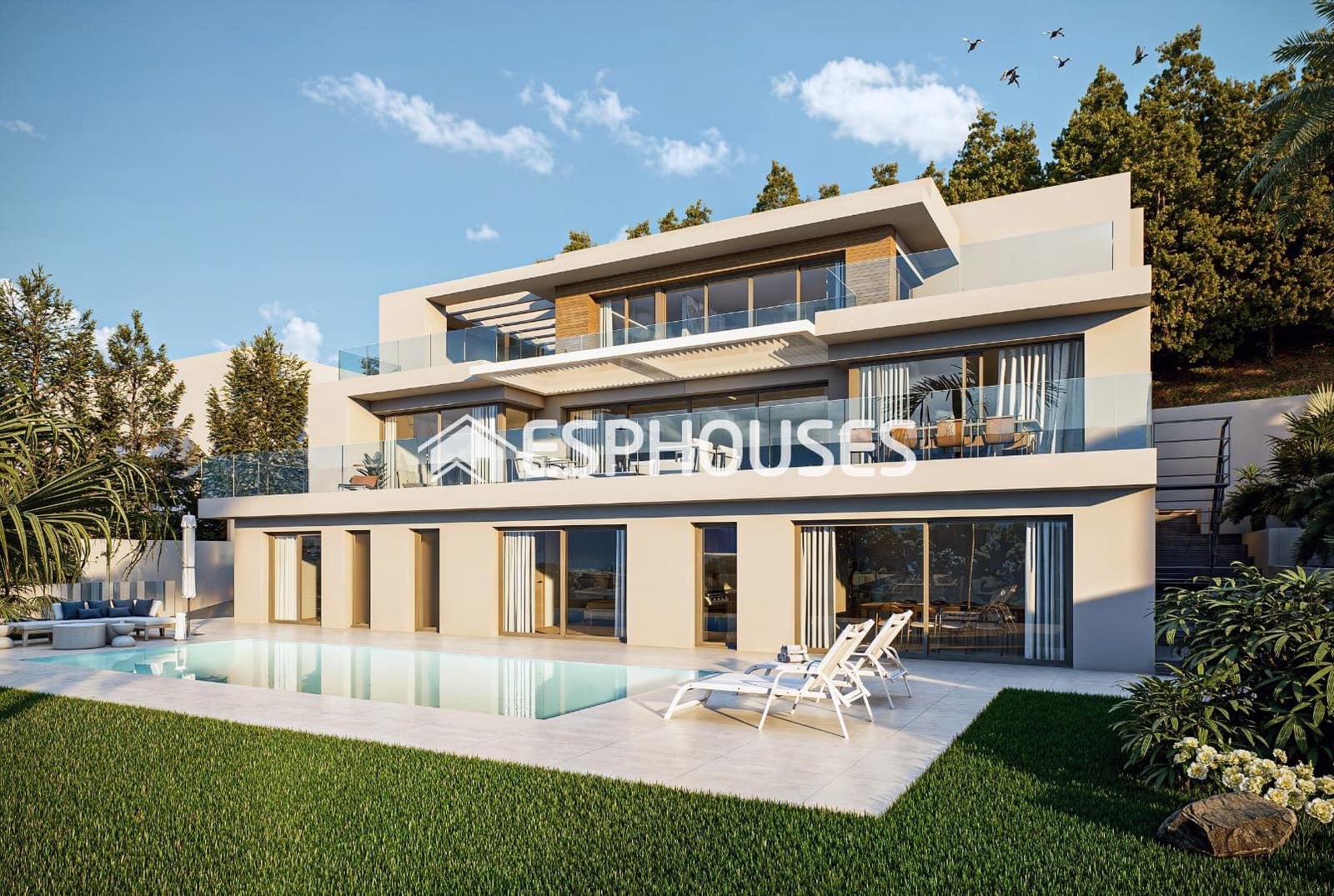 4 sovrum Villa till salu i Altea med pool - 2 690 000 € (Ref: 9444200)