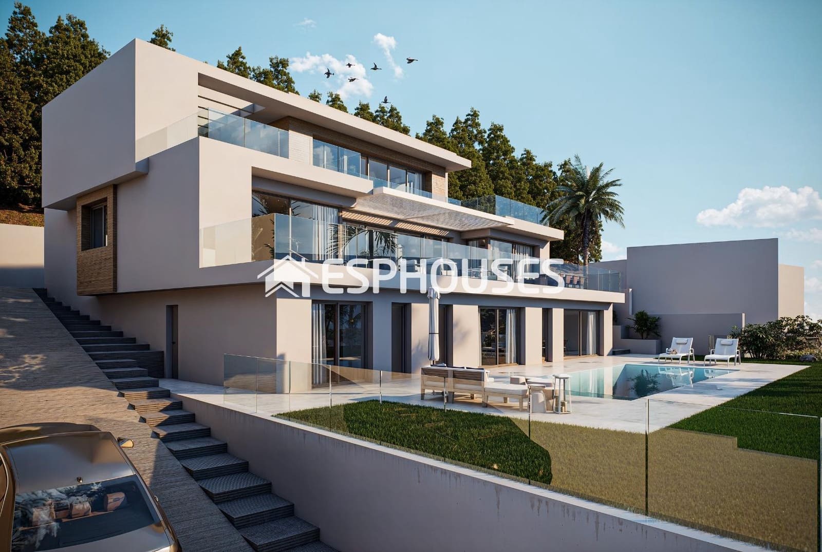 4 sovrum Villa till salu i Altea med pool - 2 690 000 € (Ref: 9444200)