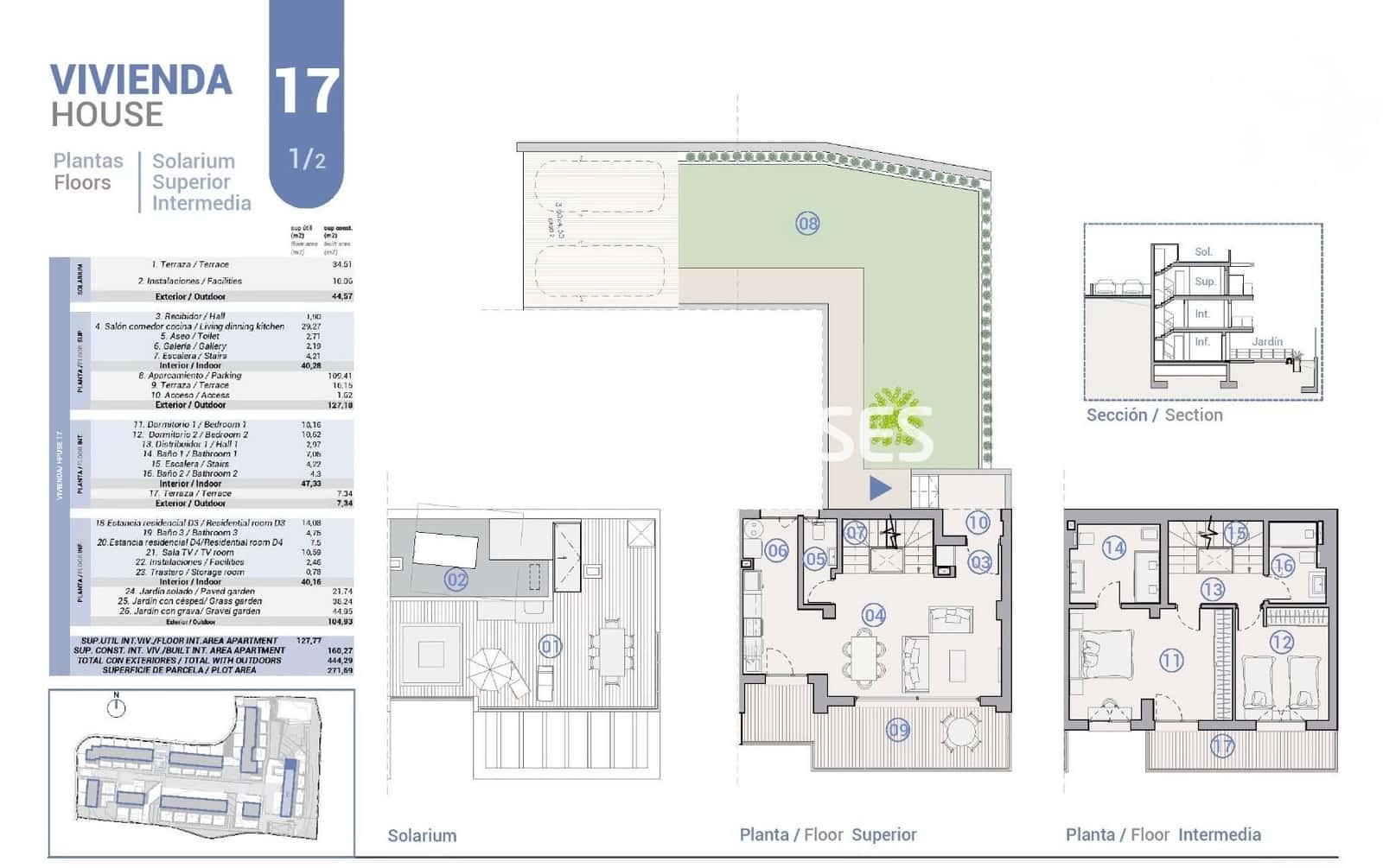 4 quarto Bungalow para venda em La Nucia com piscina garagem - 517 000 € (Ref: 9444203)