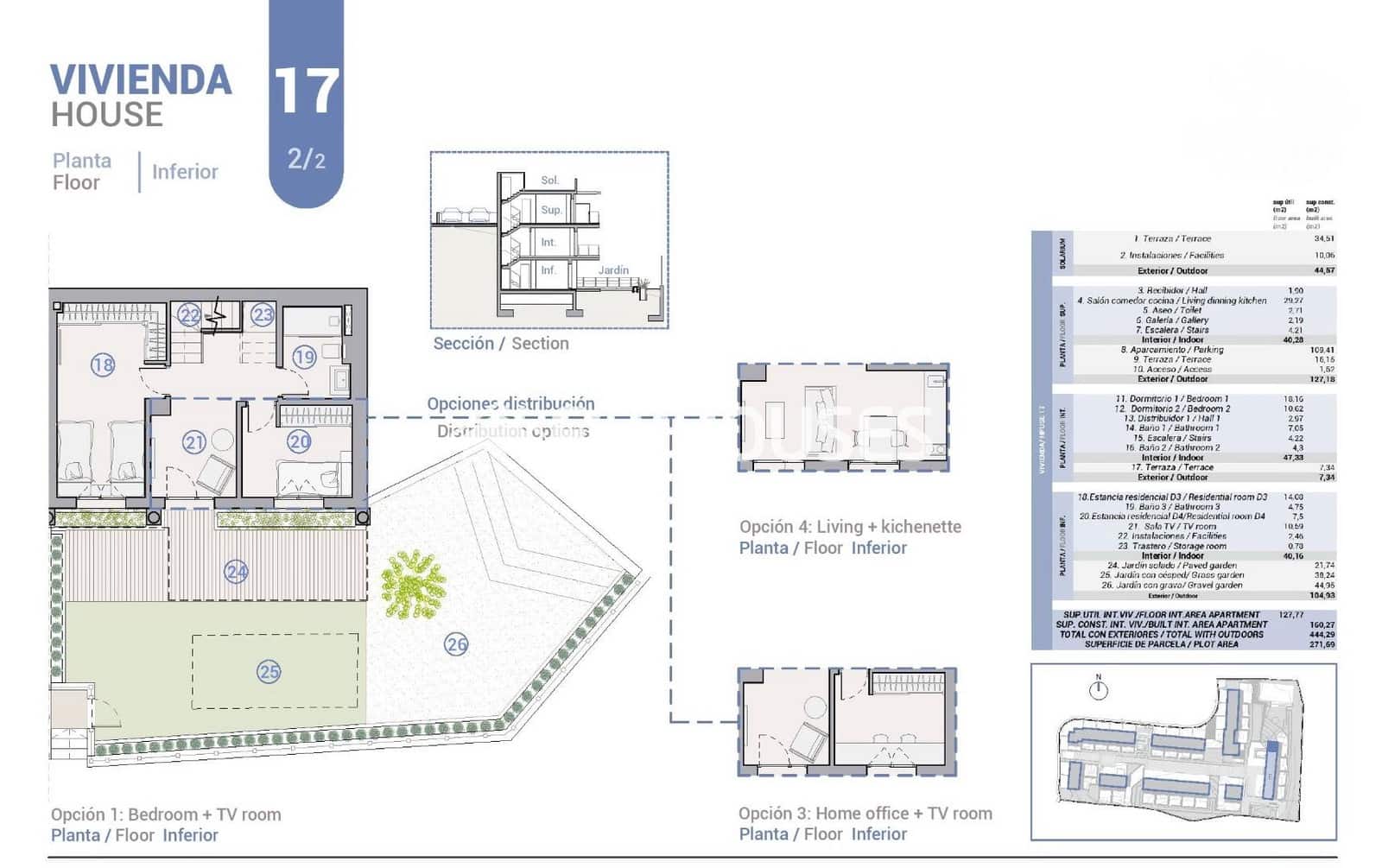 4 quarto Bungalow para venda em La Nucia com piscina garagem - 517 000 € (Ref: 9444203)