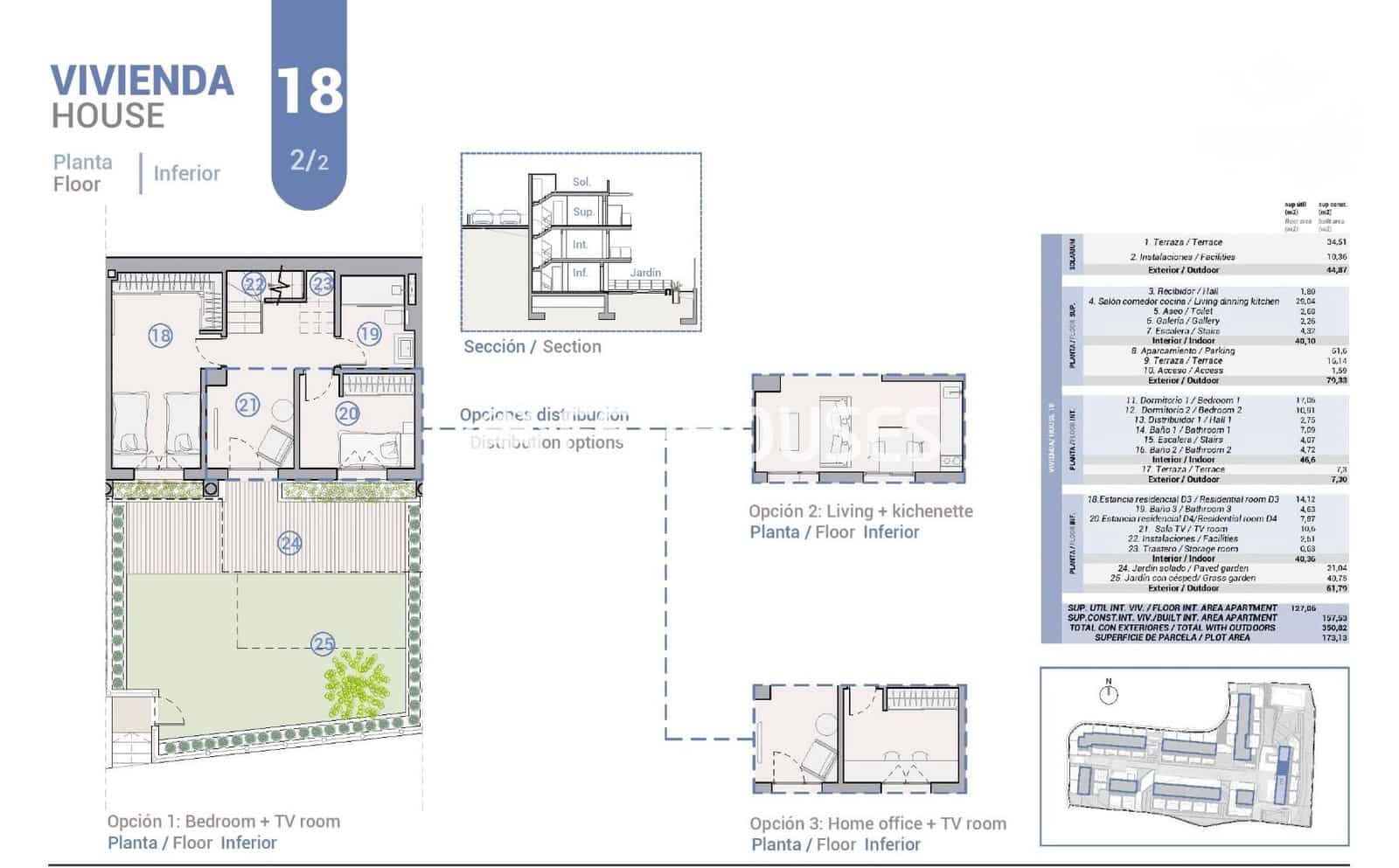 4 chambre Bungalow à vendre à La Nucia avec piscine garage - 499 000 € (Ref: 9444205)