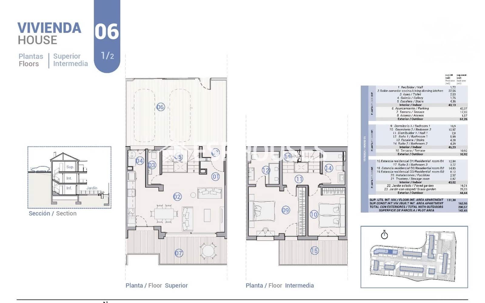 4 quarto Casa em Banda para venda em La Nucia com piscina garagem - 475 000 € (Ref: 9444208)