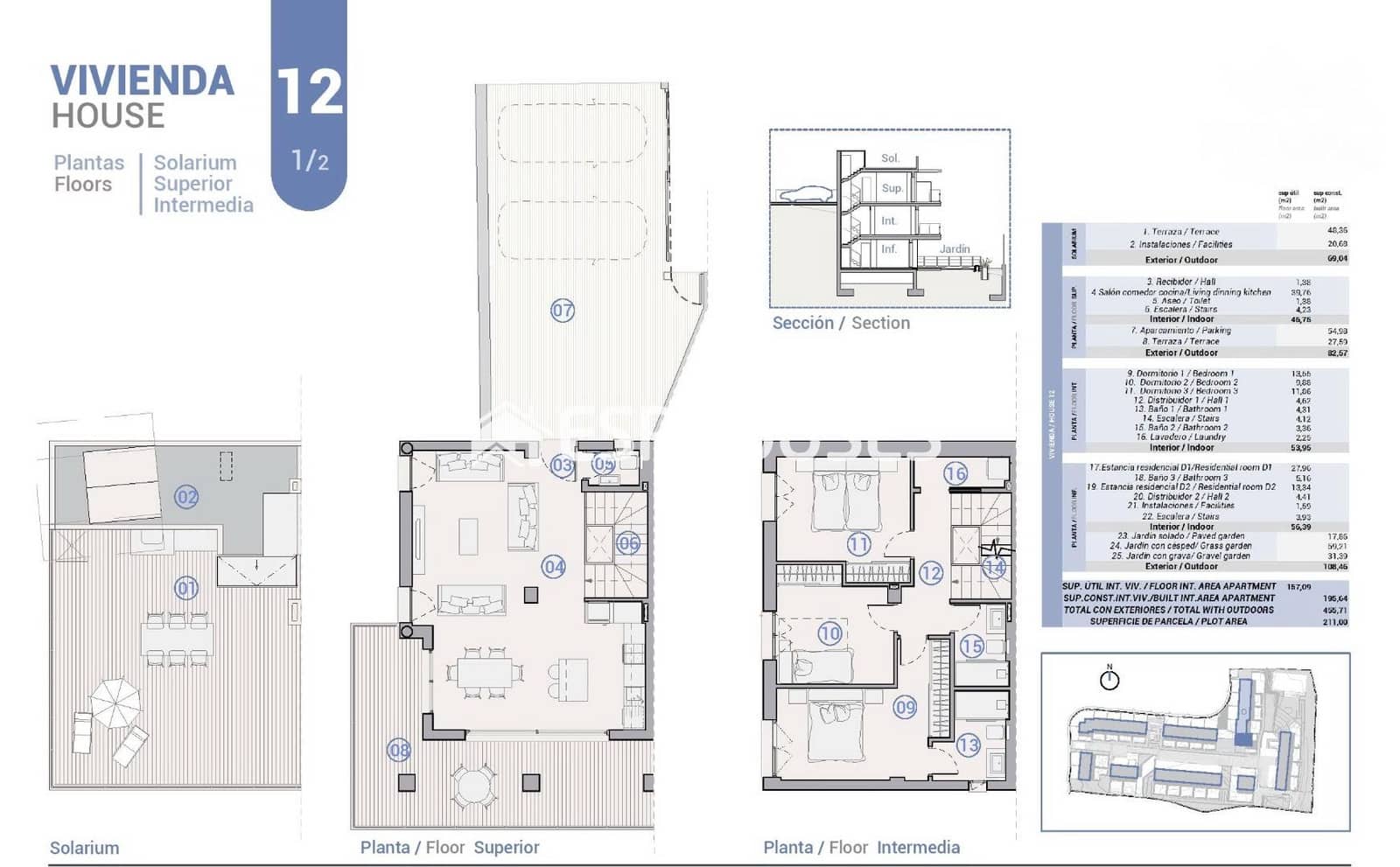 4 soverom Bungalow til salgs i La Nucia med svømmebasseng garasje - € 575 000 (Ref: 9444210)