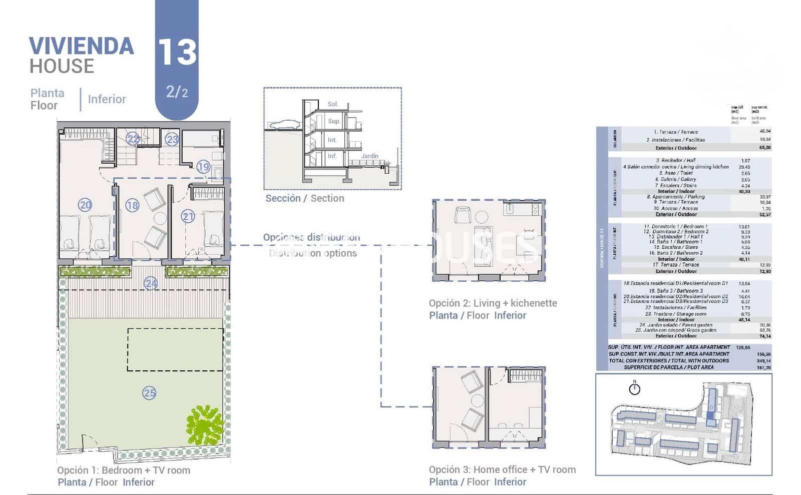 4 quarto Bungalow para venda em La Nucia com piscina garagem - 545 000 € (Ref: 9444211)