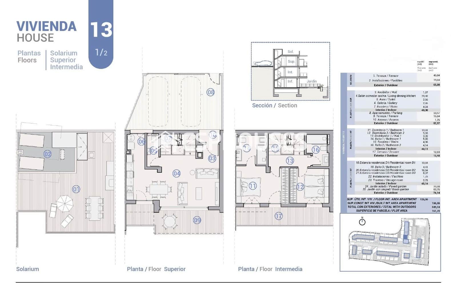 4 soverom Hus til salgs i La Nucia med svømmebasseng garasje - € 546 000 (Ref: 9444211)