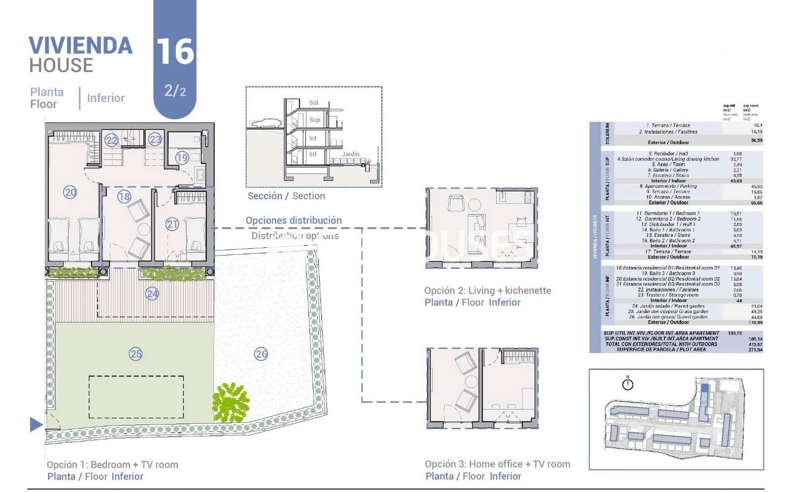 4 quarto Bungalow para venda em La Nucia com piscina garagem - 550 000 € (Ref: 9444213)