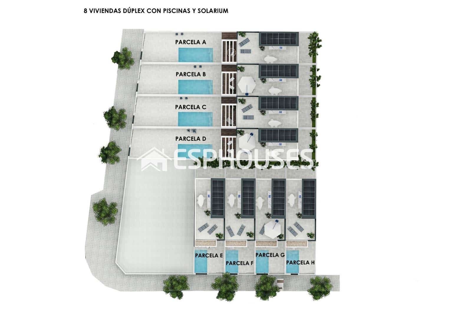 2 Zimmer Bungalow zu verkaufen in Pilar de la Horadada mit Pool Garage - 398.800 € (Ref: 9444215)