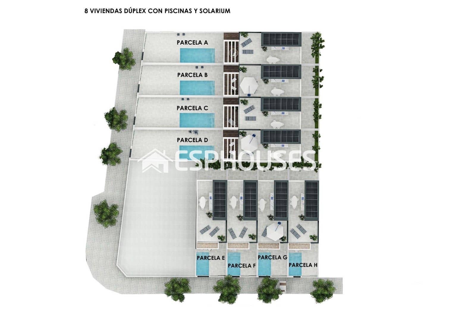 2 soverom Kjedet enebolig til salgs i Pilar de la Horadada med svømmebasseng garasje - € 398 800 (Ref: 9444215)