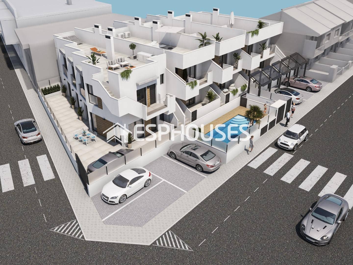 1 sovrum Lägenhet till salu i San Pedro del Pinatar med pool garage - 179 900 € (Ref: 9444222)