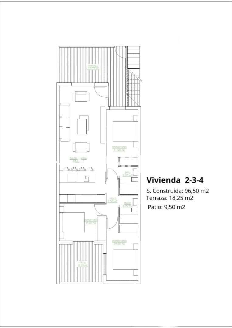 3 bedroom Apartment for sale in San Pedro del Pinatar with pool - € 269,900 (Ref: 9444223)