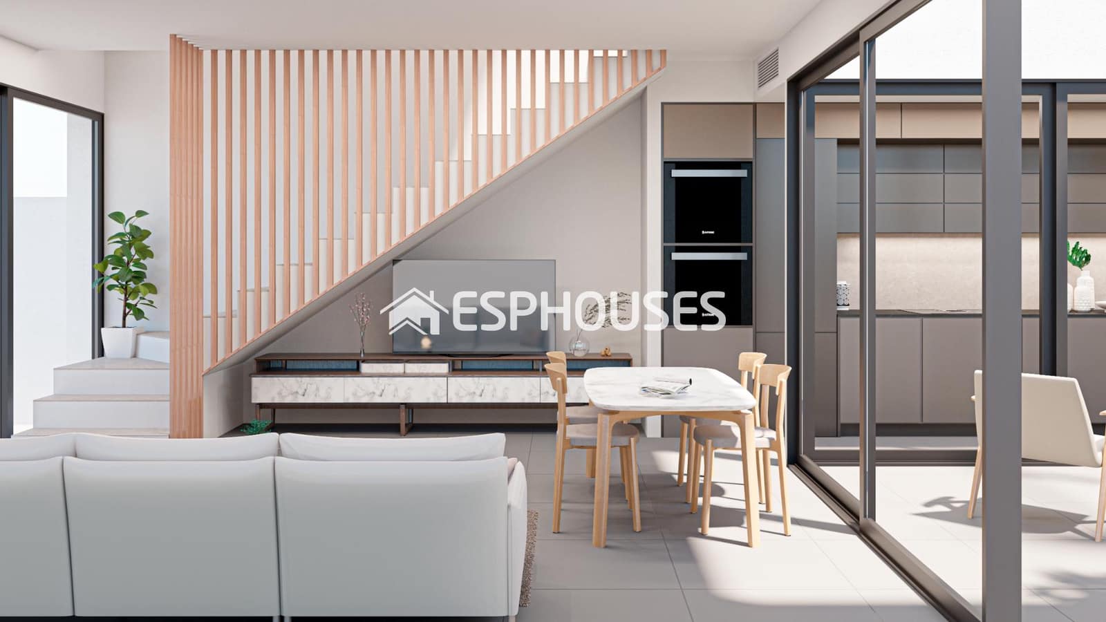 3 makuuhuone Bungalow myytävänä paikassa San Pedro del Pinatar mukana uima-altaan 
autotalli - 305 000 € (Ref: 9444227)