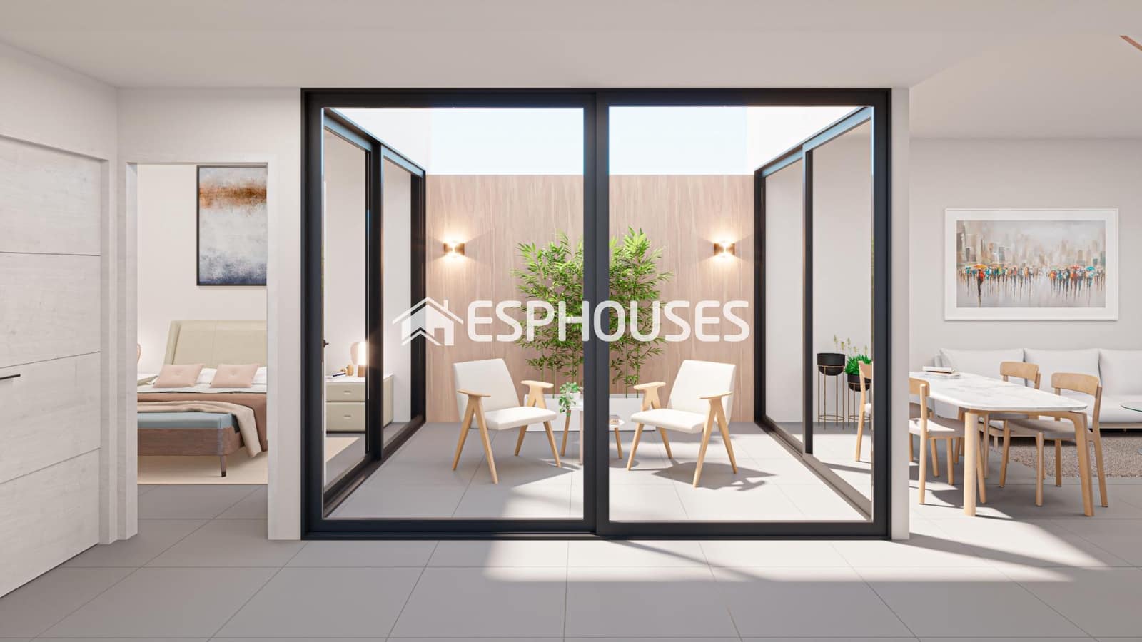 3 makuuhuone Bungalow myytävänä paikassa San Pedro del Pinatar mukana uima-altaan 
autotalli - 305 000 € (Ref: 9444227)