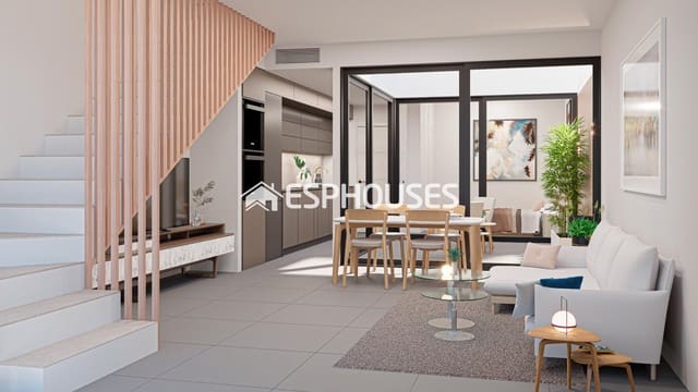 3 makuuhuone Bungalow myytävänä paikassa San Pedro del Pinatar ciudad, San Pedro del Pinatar mukana uima-altaan 
autotalli - 305 000 € (Ref: 9444227)