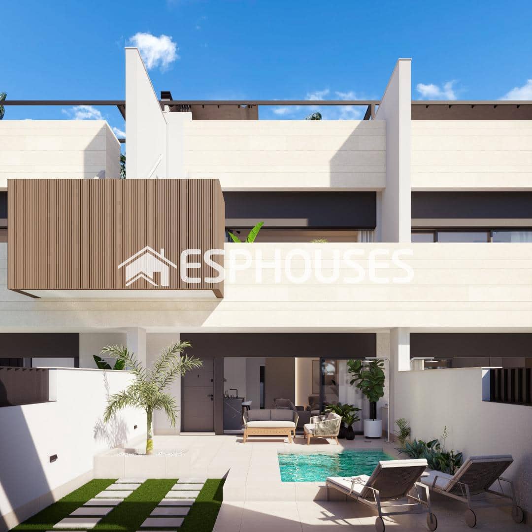 3 slaapkamer Bungalow te koop in Pilar de la Horadada met zwembad garage - € 394.000 (Ref: 9444229)