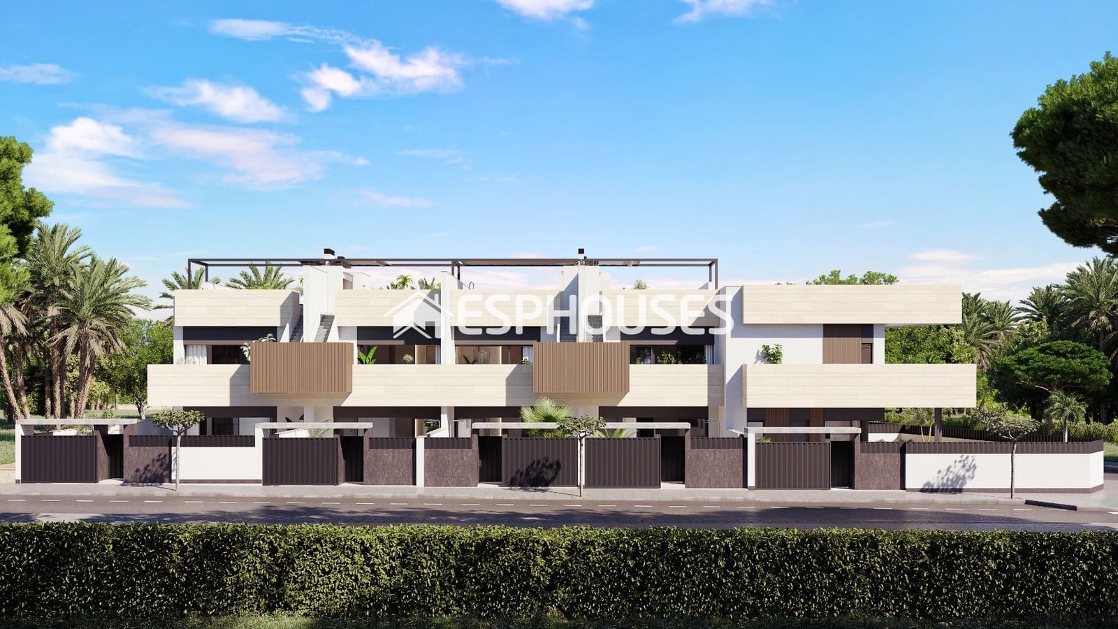 Bungalow de 3 habitaciones en Pilar de la Horadada en venta con piscina - 394.000 € (Ref: 9444229)