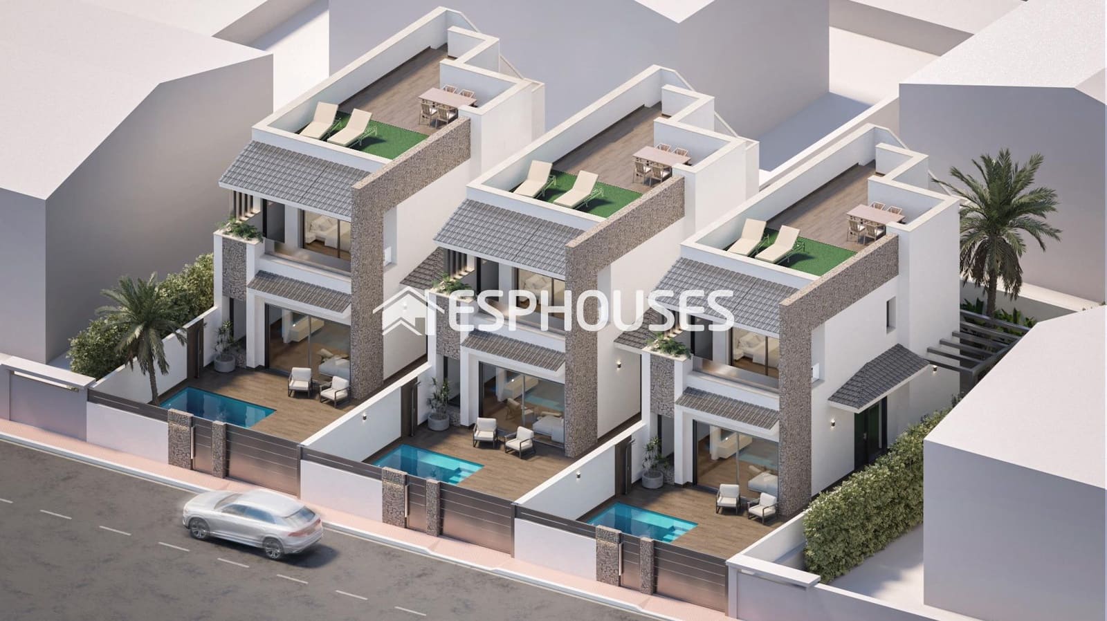 3 soverom Villa til salgs i San Pedro del Pinatar med svømmebasseng garasje - € 479 900 (Ref: 9444232)