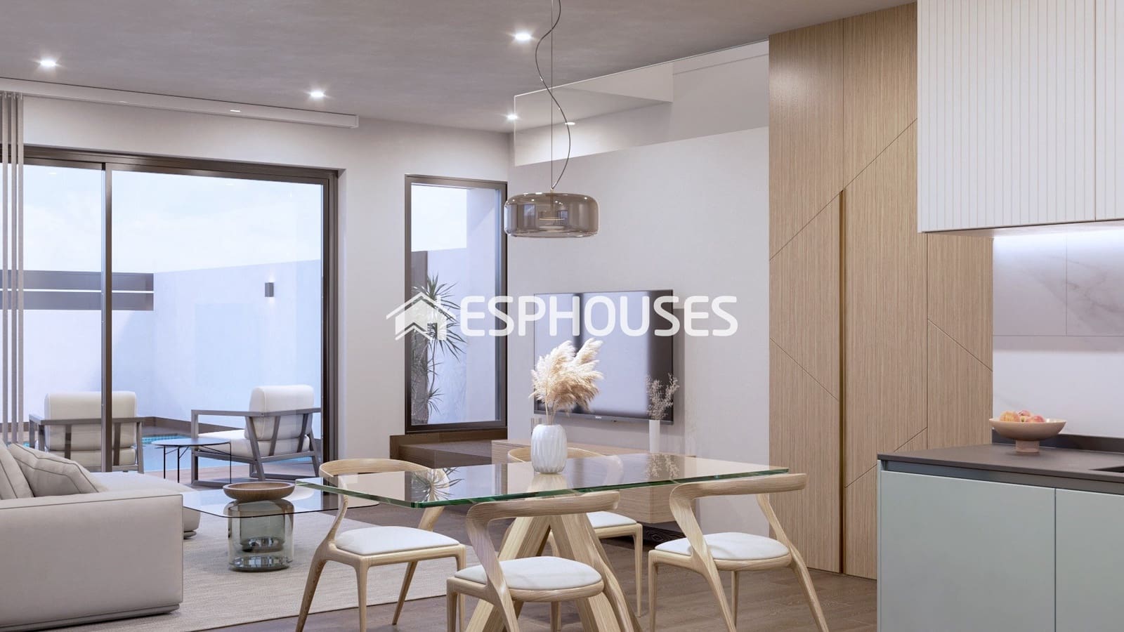 3 bedroom Villa for sale in San Pedro del Pinatar with pool - € 479,900 (Ref: 9444232)