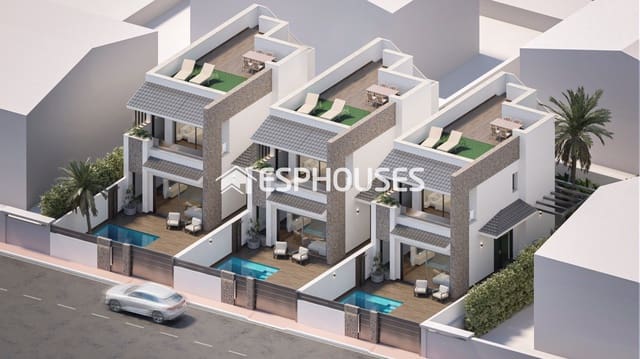 3 slaapkamer Villa te koop in San Pedro del Pinatar ciudad, San Pedro del Pinatar met zwembad - € 479.900 (Ref: 9444232)