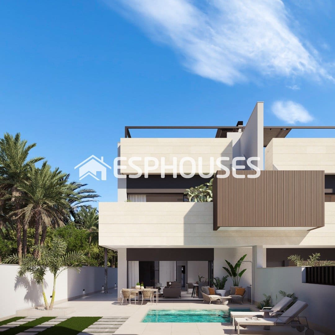 3 soveværelse Bungalow til salg i Pilar de la Horadada med swimmingpool - € 435.000 (Ref: 9444233)