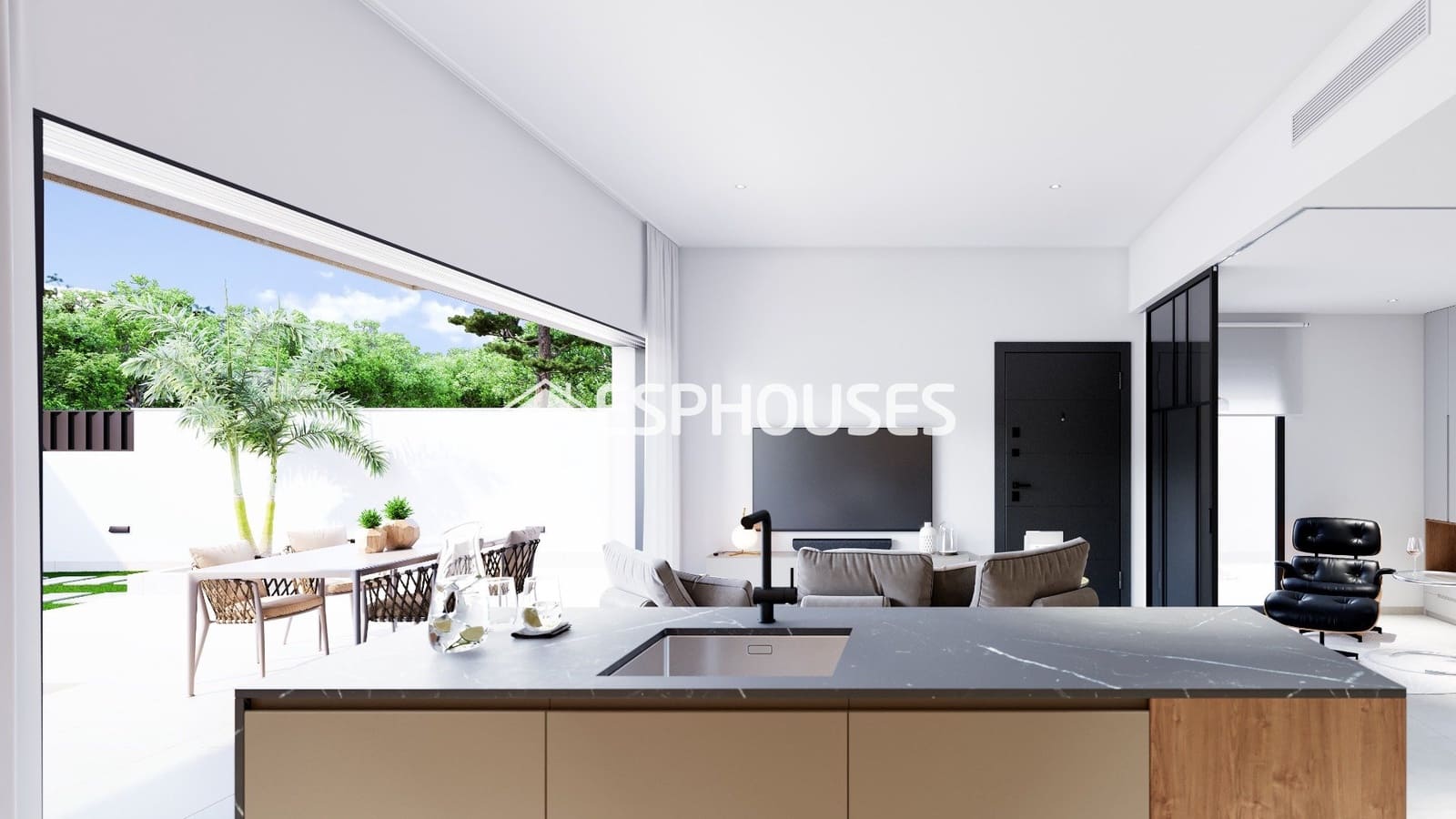 3 soveværelse Bungalow til salg i Pilar de la Horadada med swimmingpool - € 435.000 (Ref: 9444233)