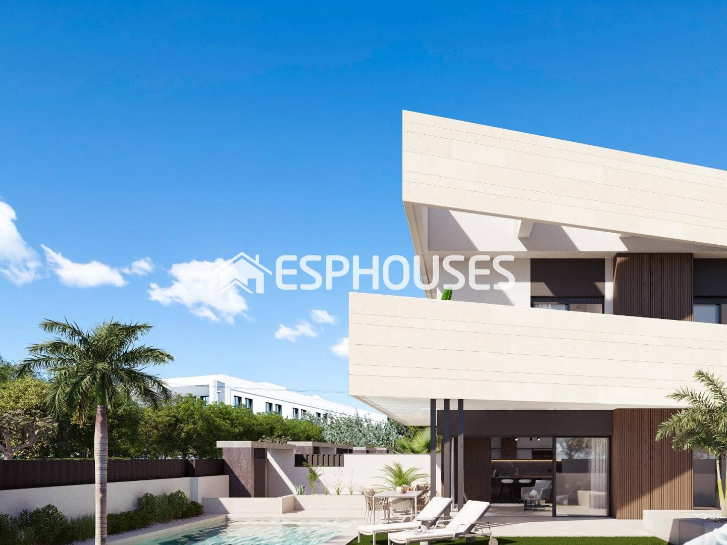 3 makuuhuone Huvila myytävänä paikassa Pilar de la Horadada mukana uima-altaan - 659 000 € (Ref: 9444234)