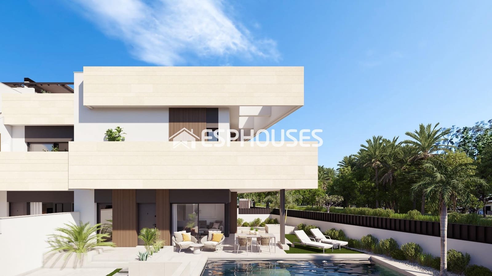 3 makuuhuone Huvila myytävänä paikassa Pilar de la Horadada mukana uima-altaan - 659 000 € (Ref: 9444234)