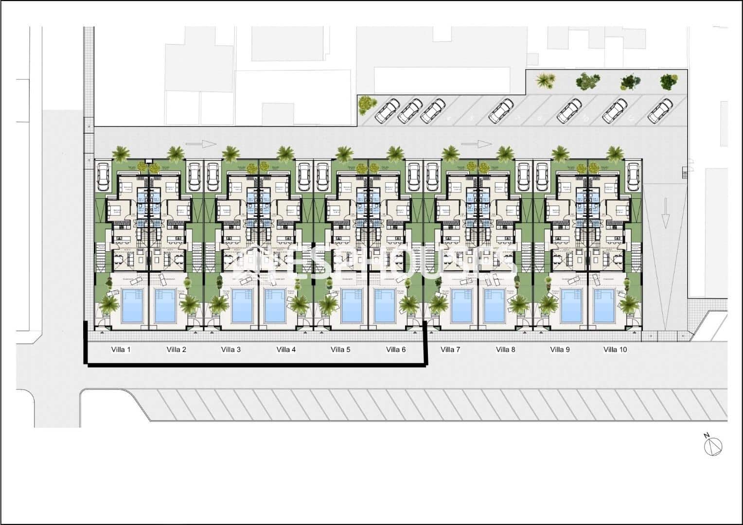 3 soveværelse Bungalow til salg i Los Nietos med swimmingpool garage - € 359.900 (Ref: 9444240)