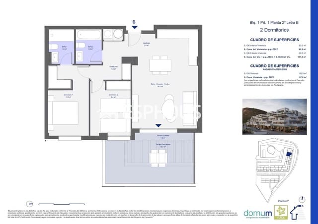 2 sovrum Lägenhet till salu i Pulpí med pool garage - 206 000 € (Ref: 9444268)
