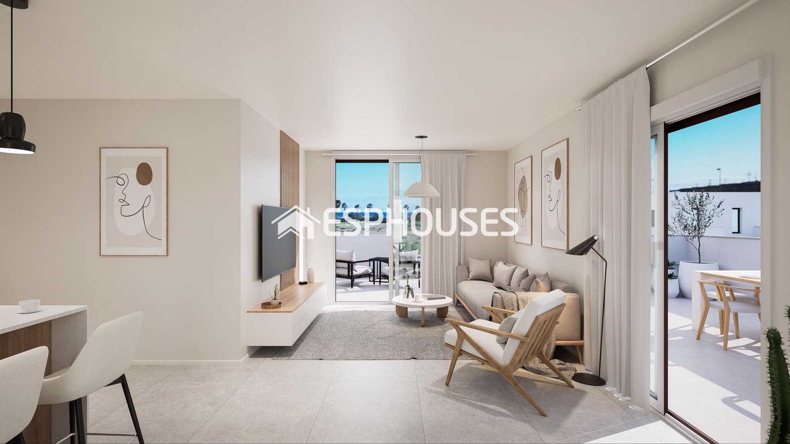 2 chambre Appartement à vendre à Torre de la Horadada avec piscine garage - 369 900 € (Ref: 9444274)