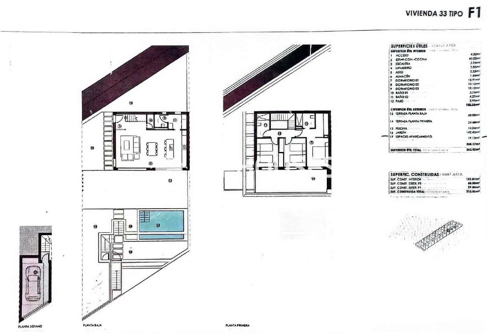 3 makuuhuone Huvila myytävänä paikassa Polop mukana uima-altaan 
autotalli - 575 000 € (Ref: 9444278)