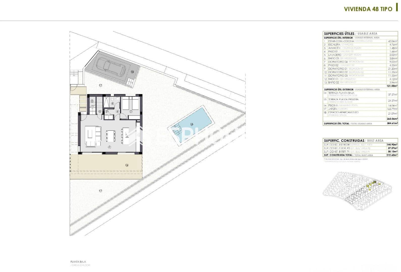 3 slaapkamer Villa te koop in Polop met zwembad garage - € 670.000 (Ref: 9444279)