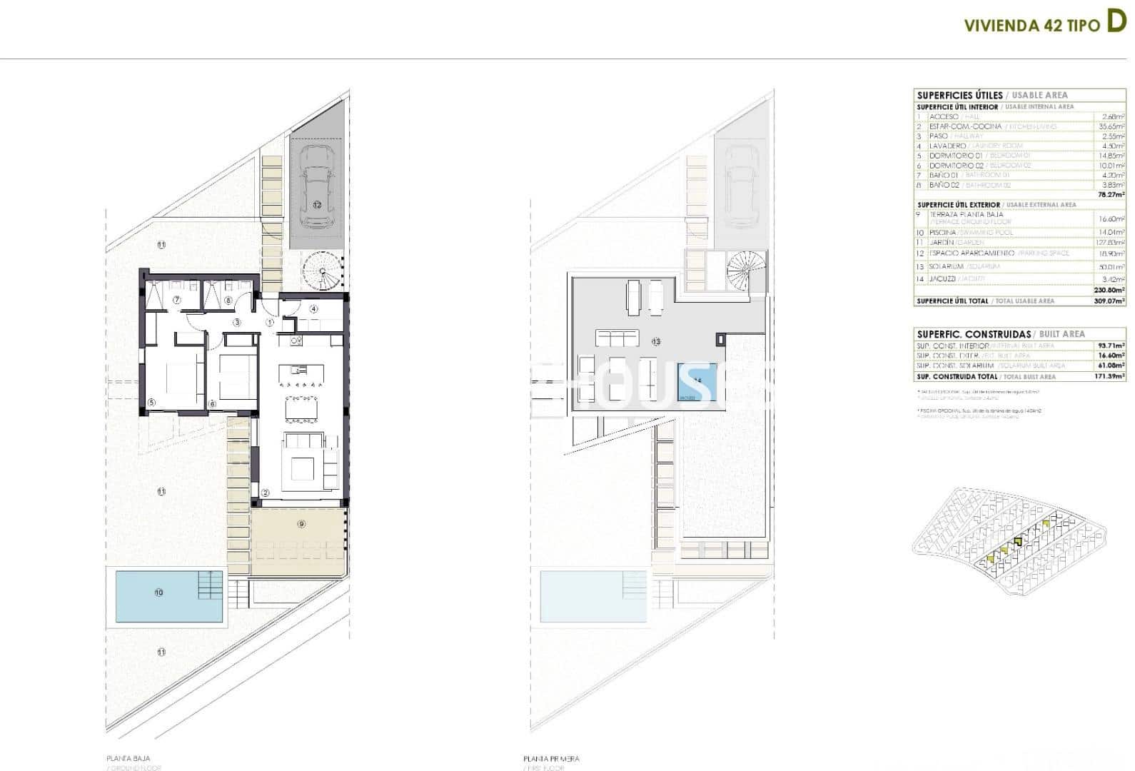 2 soveværelse Villa til salg i Polop med swimmingpool garage - € 445.000 (Ref: 9444280)