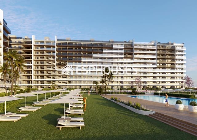 2 chambre Appartement à vendre à Las Piscinas Naturales, Torrevieja avec piscine garage - 324 000 € (Ref: 9444283)