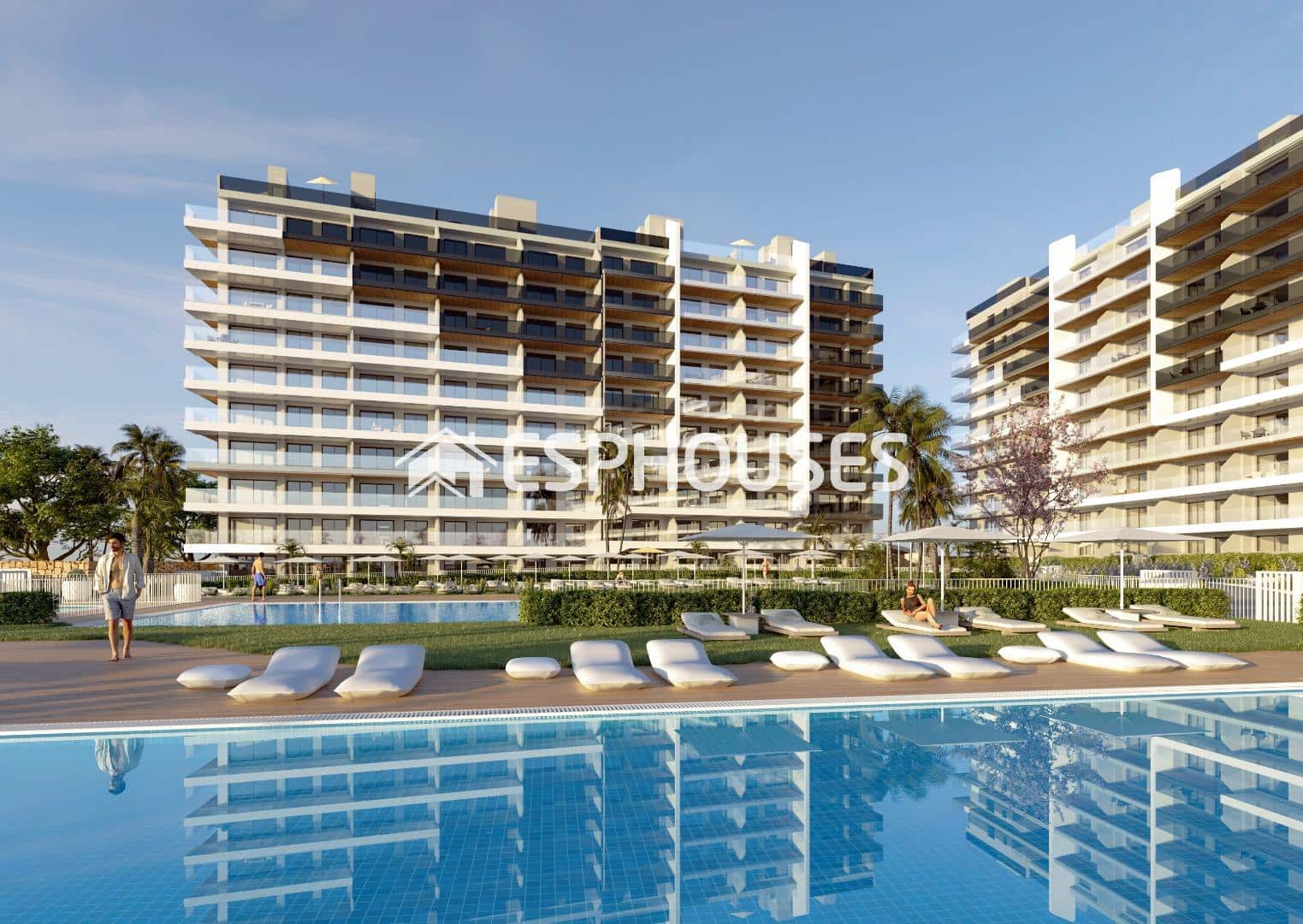 3 Zimmer Apartment zu verkaufen in Torrevieja mit Pool Garage - 349.000 € (Ref: 9444284)