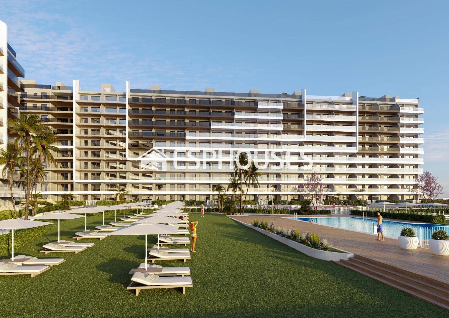 3 Zimmer Apartment zu verkaufen in Torrevieja mit Pool Garage - 349.000 € (Ref: 9444284)