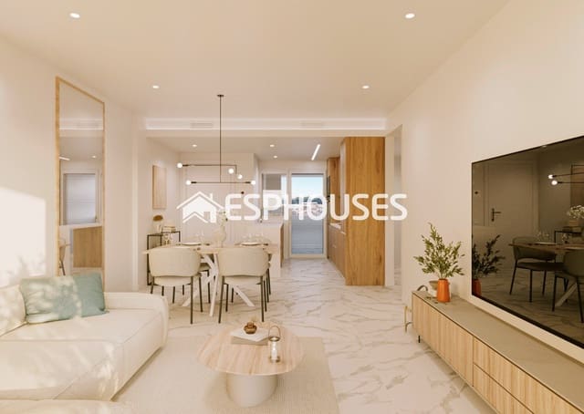 3 soverom Leilighet til salgs i Las Piscinas Naturales, Torrevieja med svømmebasseng garasje - € 349 000 (Ref: 9444284)